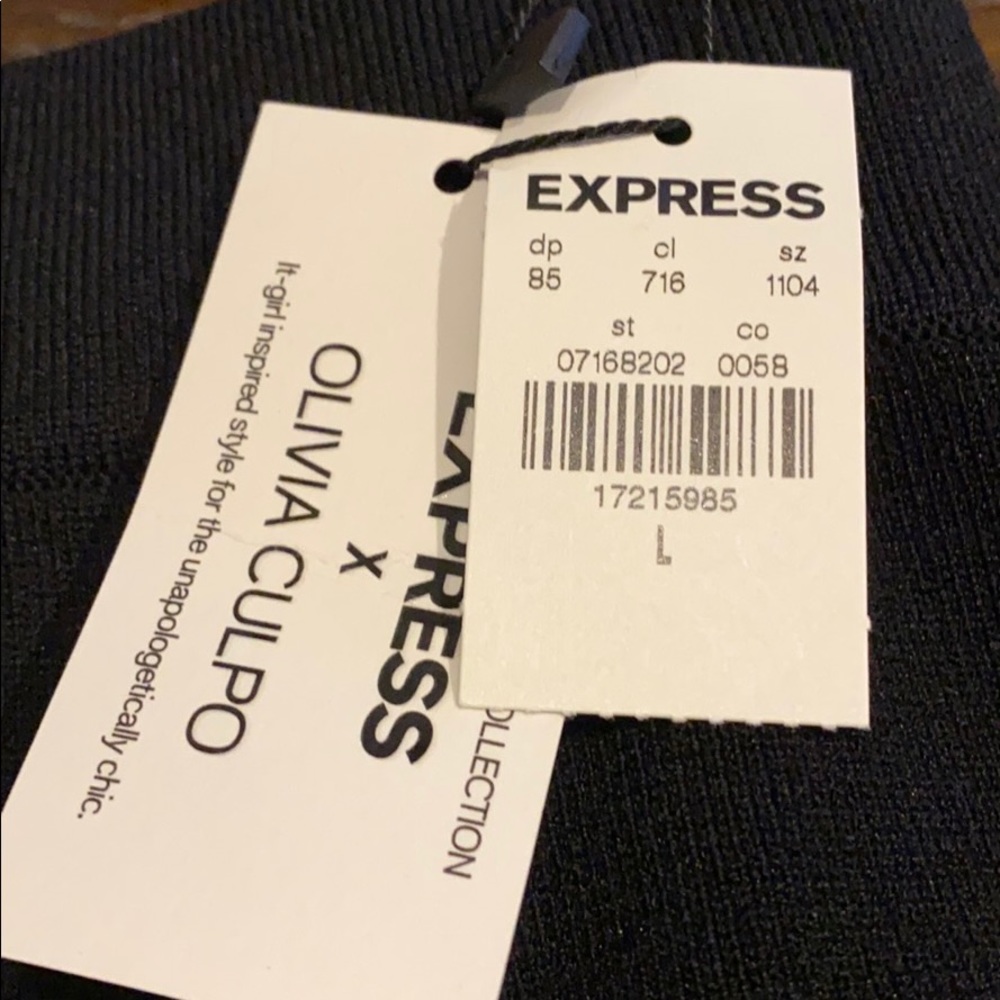 NWT Express High Waisted Stripe Track Pant - Picture 5 of 5
